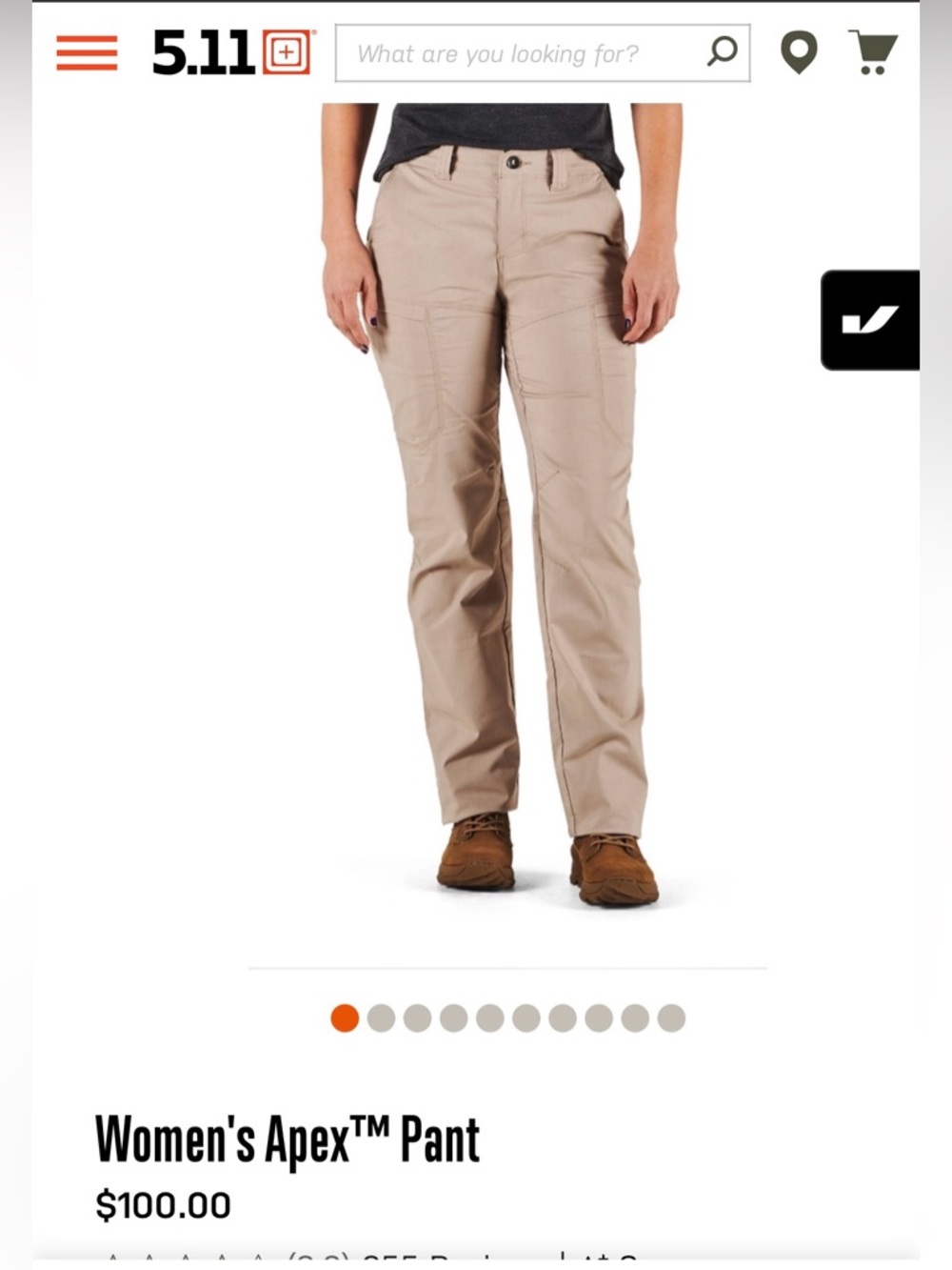 5.11 Tactical Women's Apex Tactical Pants - Tan